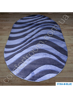 Ковер Tuna 5739a blue Овал